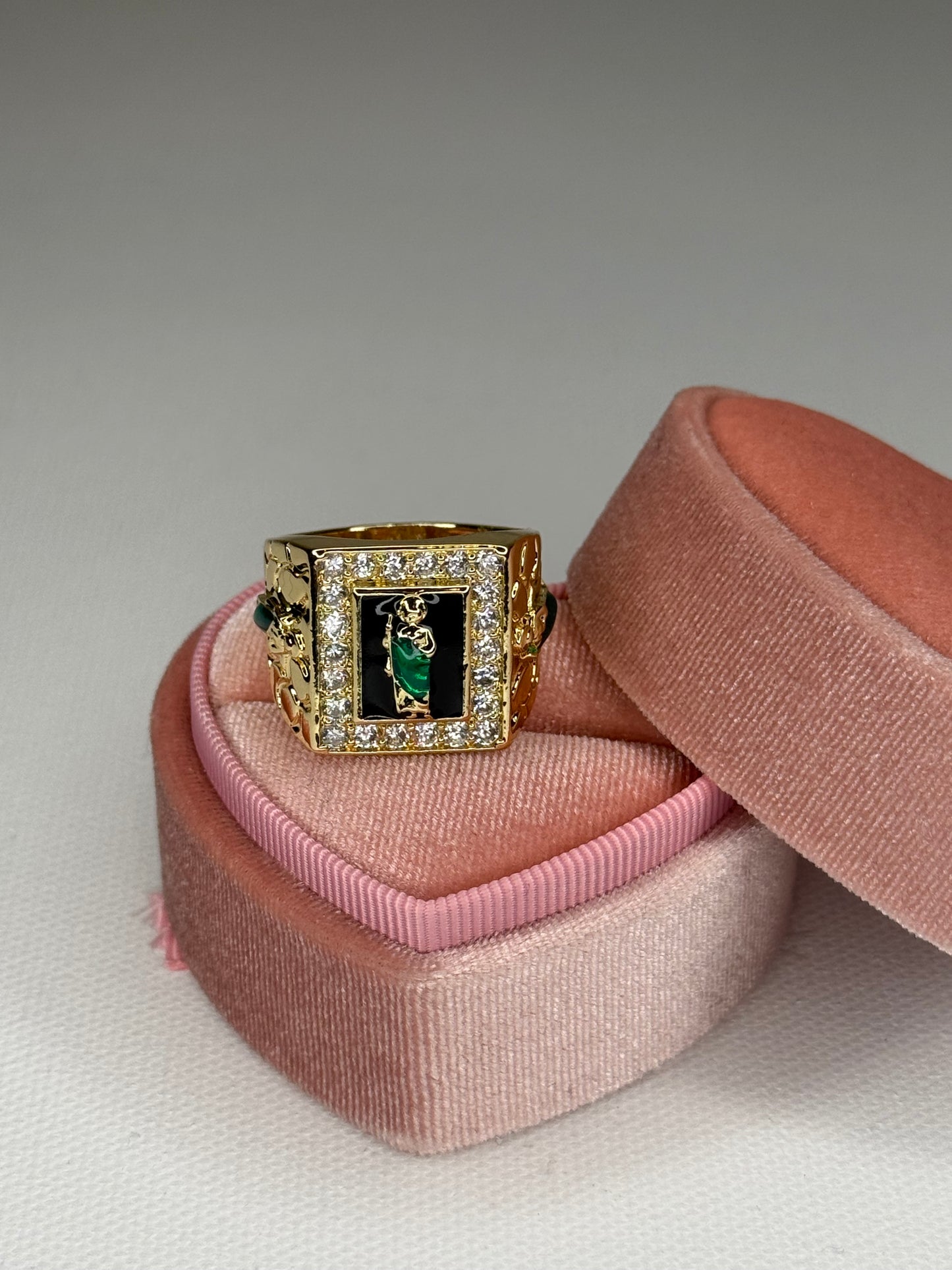 Men Nugget San Judas Ring