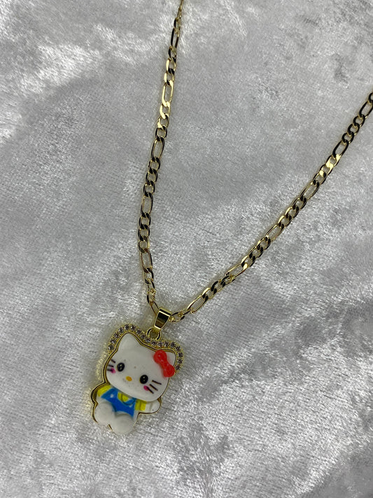 0’Hello kitty necklace