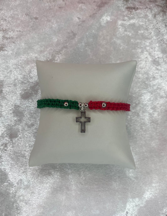 Mexico cross bracelet