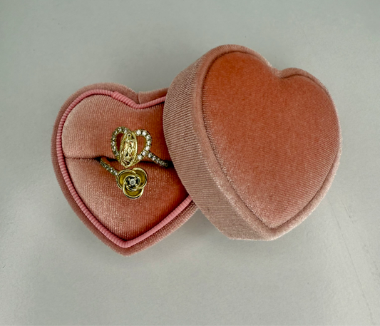 Anillo virgencita oro