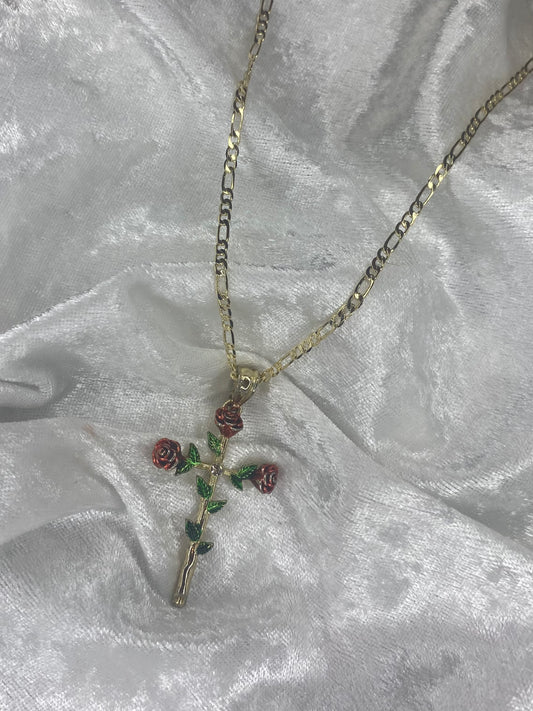 Red Cross necklace