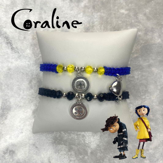 Coraline & wybie matching bracelet