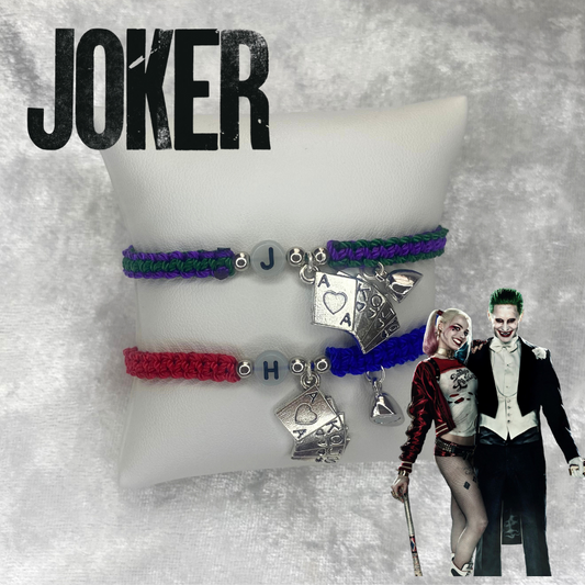 Joker & Harley matching bracelet